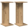 Support de Plante 2 pc Chêne Artisanal 25 x 25,5 x 60,5 cm 619510619510