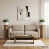 Support de Plante 2 pc Chêne Artisanal 25 x 25,5 x 60,5 cm 619510619510