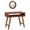 Table de Toilette Marron 90 x 76 x 45 cm Bois Recyclé Solide 619515619515