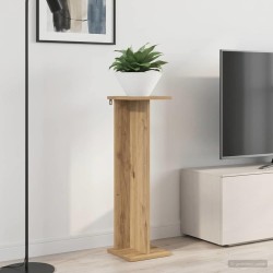 Support de Plante 2 pc Chêne Artisanal 25 x 25,5 x 80,5 cm 619516619516