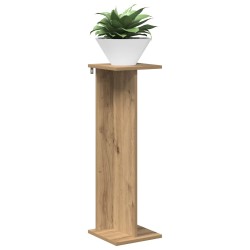 Support de Plante 2 pc Chêne Artisanal 25 x 25,5 x 80,5 cm 619516619516