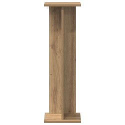 Support de Plante 2 pc Chêne Artisanal 25 x 25,5 x 80,5 cm 619516619516