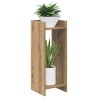 Support de Plante 2 pc Chêne Artisanal 30 x 30 x 80 cm 619517619517