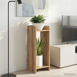 Support de Plante 2 pc Chêne Artisanal 30 x 30 x 80 cm 619517619517