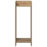 Support de Plante 2 pc Chêne Artisanal 30 x 30 x 80 cm 619517619517