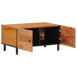 Table basse 80x50x40 cm bois massif d'acacia 619519619519