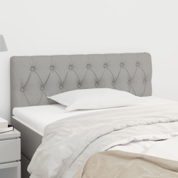 Tête de lit Gris clair 90x7x78/88 cm Tissu 619520619520