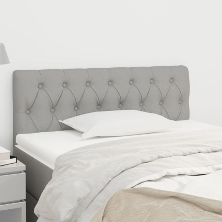 Tête de lit Gris clair 90x7x78/88 cm Tissu 619520619520