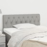 Tête de lit Gris clair 90x7x78/88 cm Tissu 619520619520