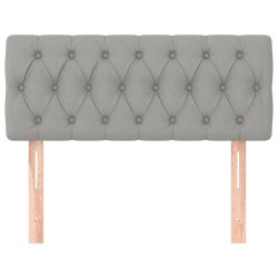 Tête de lit Gris clair 90x7x78/88 cm Tissu 619520619520