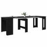 Table à dîner 240 x 85 x 75 cm Bois d'ingénierie Chêne noir 619522619522