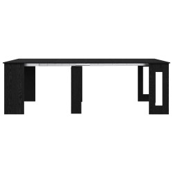 Table à dîner 240 x 85 x 75 cm Bois d'ingénierie Chêne noir 619522619522