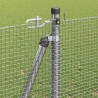 Clôture en fil soudé avec base en béton 25 x 1,2 m Argenté 619525619525