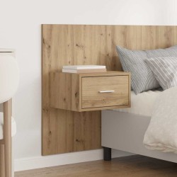 Tête de lit avec armoire 3 pcs Chêne artisanal 619536619536