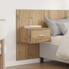 Tête de lit avec armoire 3 pcs Chêne artisanal 619536619536