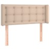 Tête de lit avec oreilles Cappuccino 103x16x78/88 cm Similicuir 619538619538