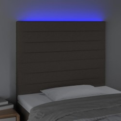 Tête de lit à LED Taupe 80x5x118/128 cm Tissu 619540619540