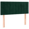 Tête de lit à LED Vert foncé 80x5x78/88 cm Velours 619543619543