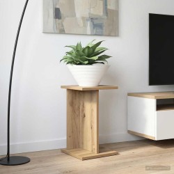 Support de Plante 2 pc Chêne Artisanal 25 x 25,5 x 40,5 cm 619548619548