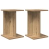 Support de Plante 2 pc Chêne Artisanal 25 x 25,5 x 40,5 cm 619548619548