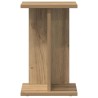 Support de Plante 2 pc Chêne Artisanal 25 x 25,5 x 40,5 cm 619548619548