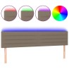 Tête de lit à LED Taupe 160x5x78/88 cm Tissu 619552619552