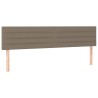 Tête de lit à LED Taupe 160x5x78/88 cm Tissu 619552619552