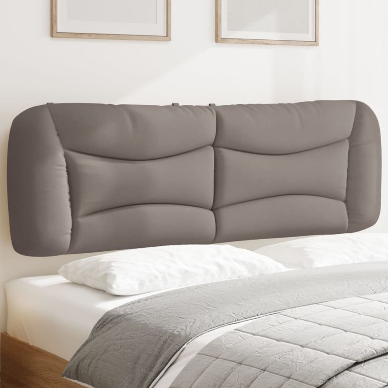 Coussin de tête de lit Hvar taupe 160 cm tissu 619556619556