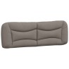 Coussin de tête de lit Hvar taupe 160 cm tissu 619556619556