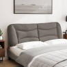 Coussin de tête de lit Hvar taupe 160 cm tissu 619556619556
