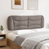 Coussin de tête de lit Hvar taupe 160 cm tissu 619556619556