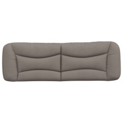 Coussin de tête de lit Hvar taupe 160 cm tissu 619556619556