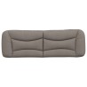 Coussin de tête de lit Hvar taupe 160 cm tissu 619556619556