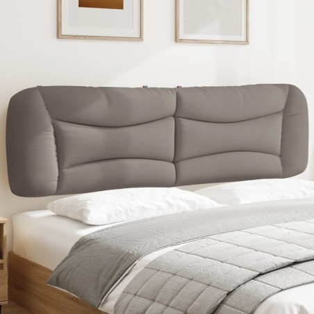 Coussin de tête de lit Hvar taupe 180 cm tissu 619557619557