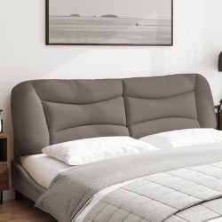 Coussin de tête de lit Hvar taupe 180 cm tissu 619557619557