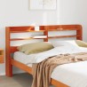 Tête de lit avec étagères marron cire 160 cm bois massif de pin 619558619558