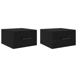 Cabinet de chevet 2 pcs Chêne noir 35 x 35 x 20 cm 619560619560