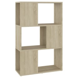 Bibliothèque/Séparateur de pièce Chêne Sonoma 60x24x94 cm 619563619563