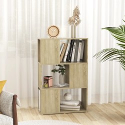 Bibliothèque/Séparateur de pièce Chêne Sonoma 60x24x94 cm 619563619563