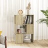Bibliothèque/Séparateur de pièce Chêne Sonoma 60x24x94 cm 619563619563