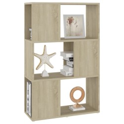 Bibliothèque/Séparateur de pièce Chêne Sonoma 60x24x94 cm 619563619563