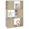 Bibliothèque/Séparateur de pièce Chêne Sonoma 60x24x94 cm 619563619563