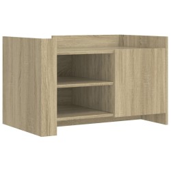 Table basse chêne sonoma 80x50x50 cm bois d'ingénierie 619565619565