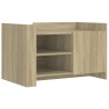 Table basse chêne sonoma 80x50x50 cm bois d'ingénierie 619565619565