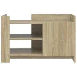 Table basse chêne sonoma 80x50x50 cm bois d'ingénierie 619565619565
