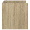 Table basse chêne sonoma 80x50x50 cm bois d'ingénierie 619565619565