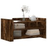 Table basse chêne fumé 100x50x50 cm bois d'ingénierie 619567619567