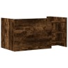 Table basse chêne fumé 100x50x50 cm bois d'ingénierie 619567619567