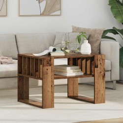 Table basse Bois ancien 66 x 49,5 x 45 cm Bois d'ingénierie 619568619568