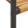 Ensemble à manger de jardin 5 pcs bois d'acacia massif et métal 619573619573